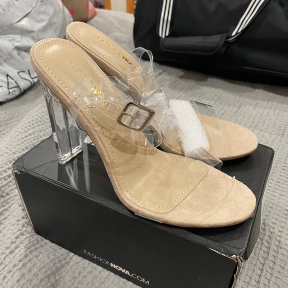 Brand new clear fashion nova heels - Picture 3 of 4